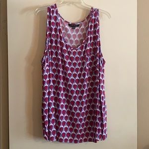 Funky print pocket tank-great for summer ☀️